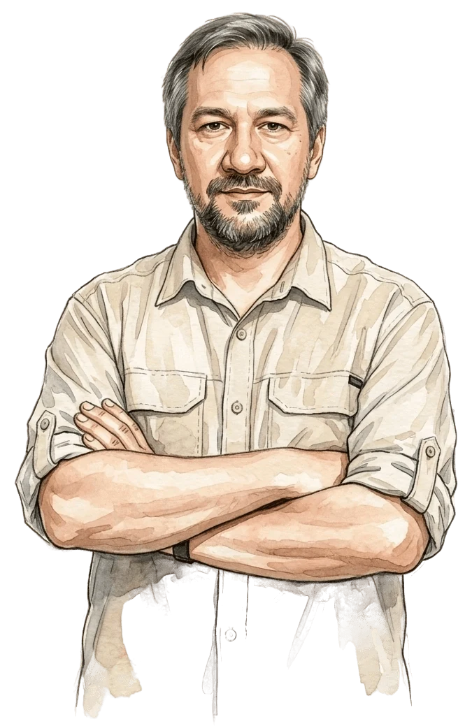 Feodor Akseonov, watercolor portrait